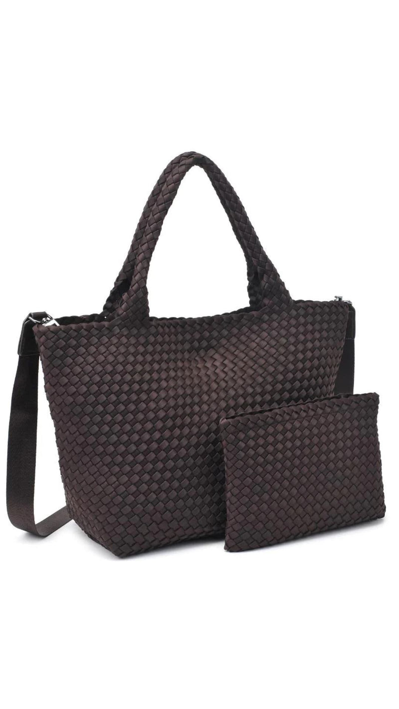 Medium Woven Tote-Accessories-Uniquities