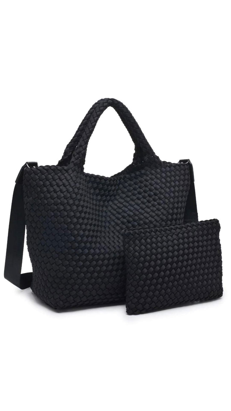 Medium Woven Tote-Accessories-Uniquities