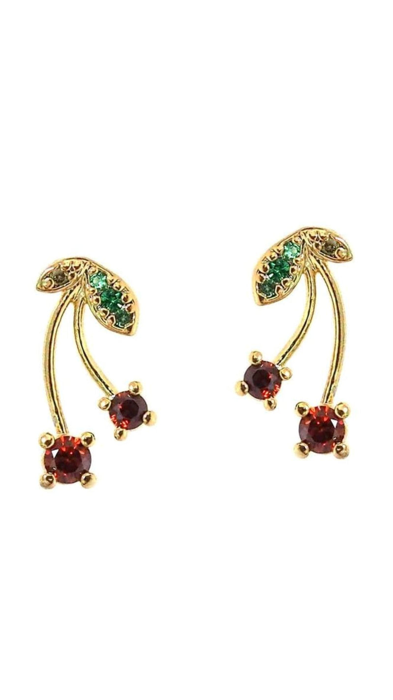 Cherry Studs-Jewelry-Uniquities