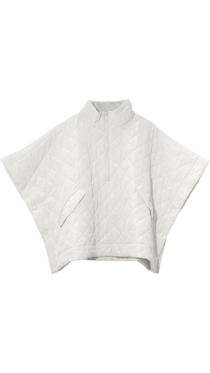 Quilted Poncho-Jackets-Uniquities