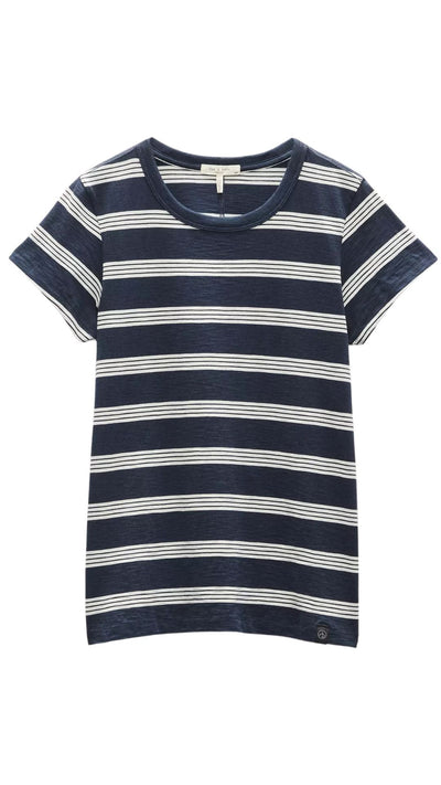 The Slub Stripe Tee-Tee Shirts-Uniquities