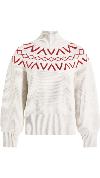 Marcie Fairisle Yoke Knit-Sweaters-Uniquities