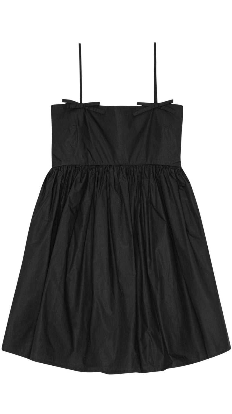 Cotton Poplin Strap Dress-Dresses-Uniquities