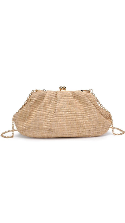 Triana Straw Clutch-Accessories-Uniquities