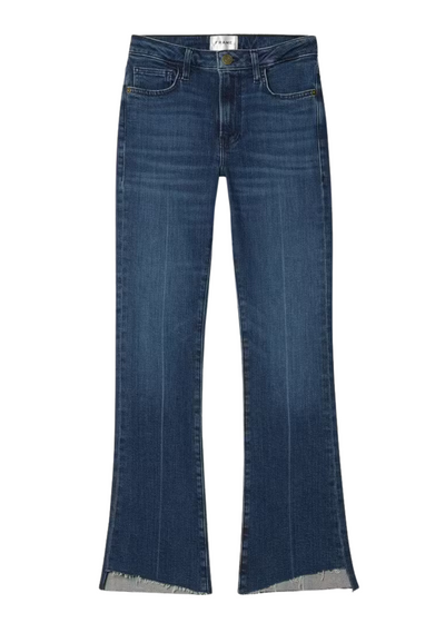 Le Crop Mini Boot Cascade Jeans-Denim-Uniquities