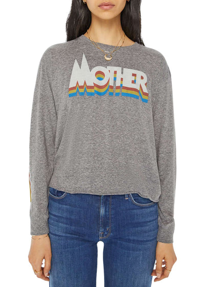 The Long Sleeve Slouchy Cut Off in Mother Prism-Tee Shirts-Uniquities