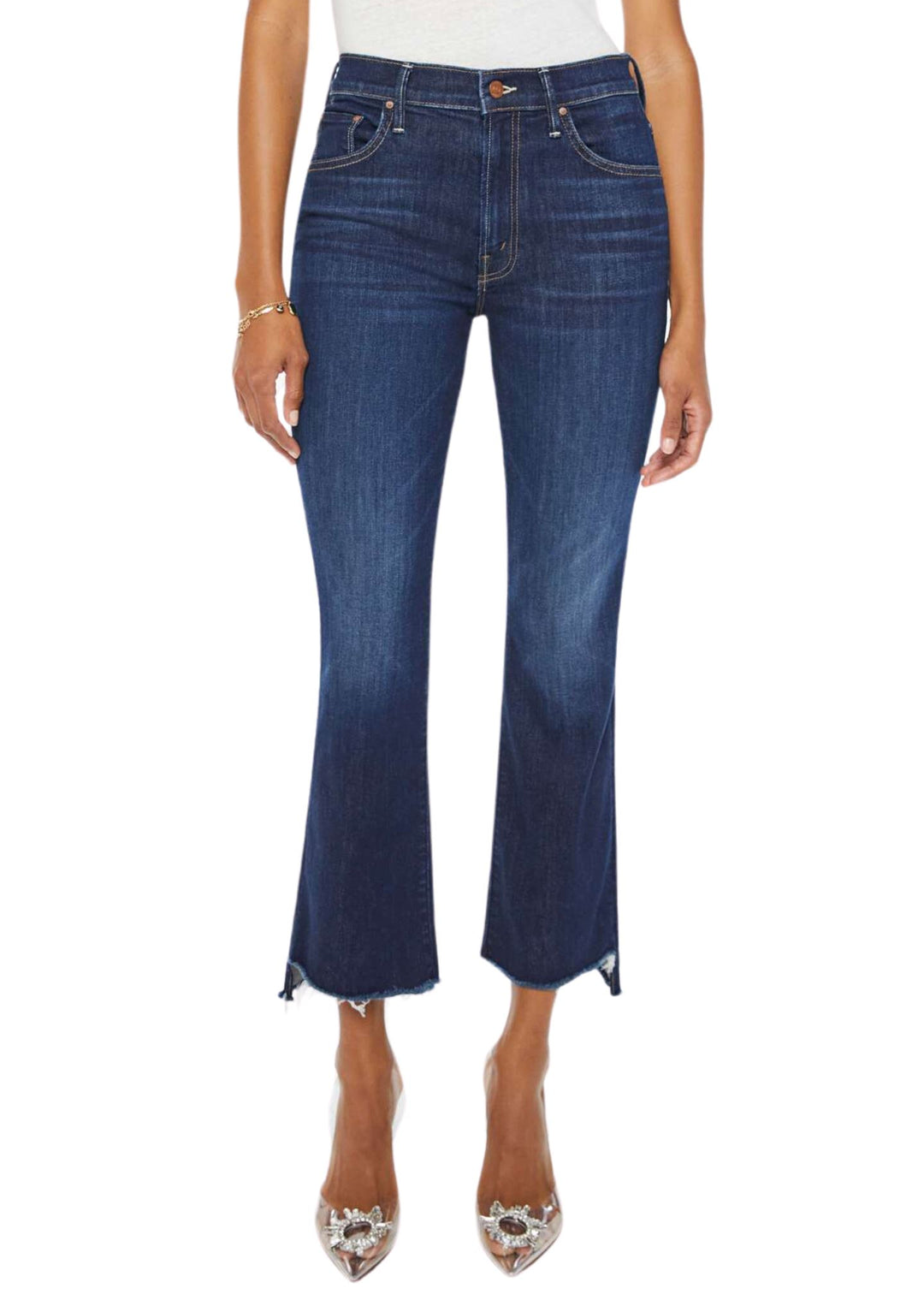 New Anthropologie MOTHER The Insider Mid-Rise Ankle Jeans $258 SIZE high quality 27