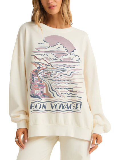 Bon Voyage Sunday Sweatshirt-Lounge-Uniquities