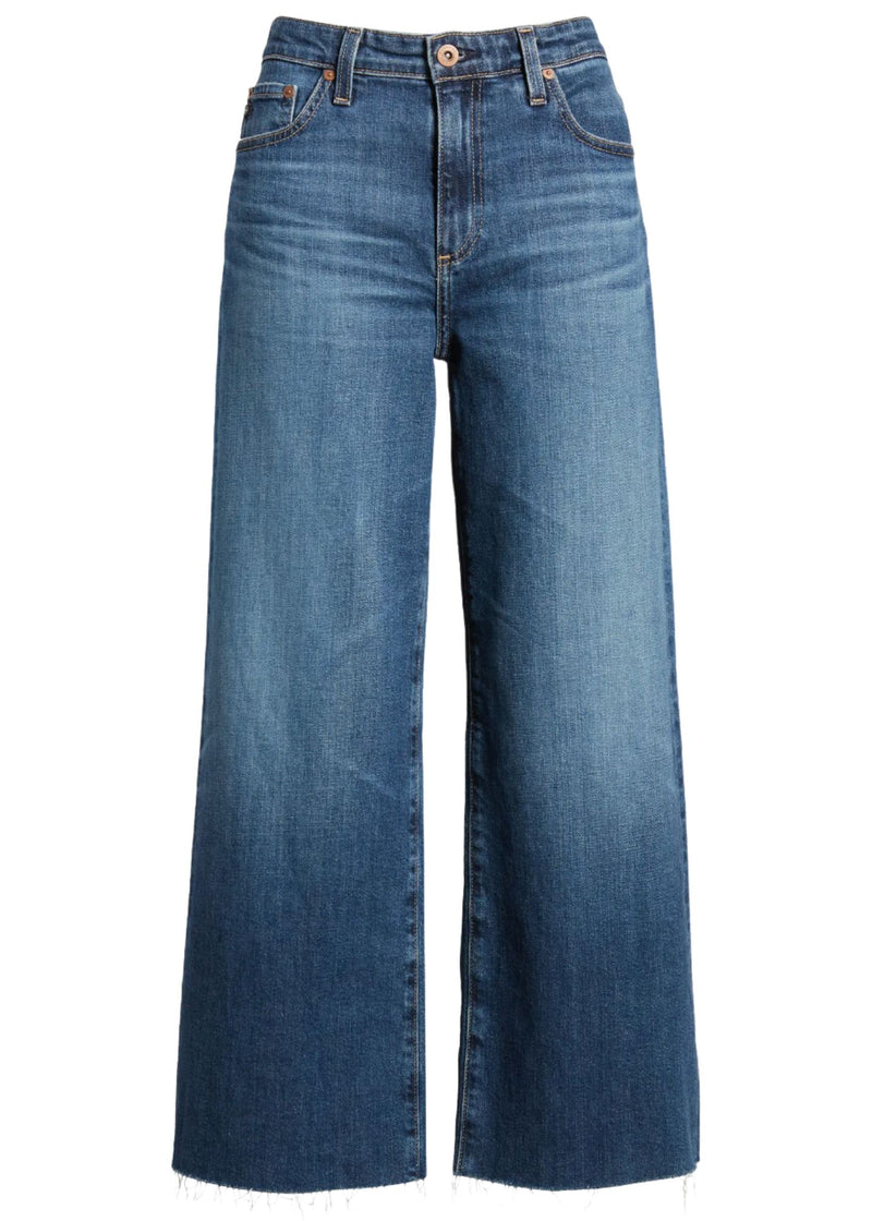 Saige Wide Leg Crop Jeans-Denim-Uniquities