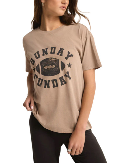 Sunday Funday Boyfriend Tee-Tee Shirts-Uniquities