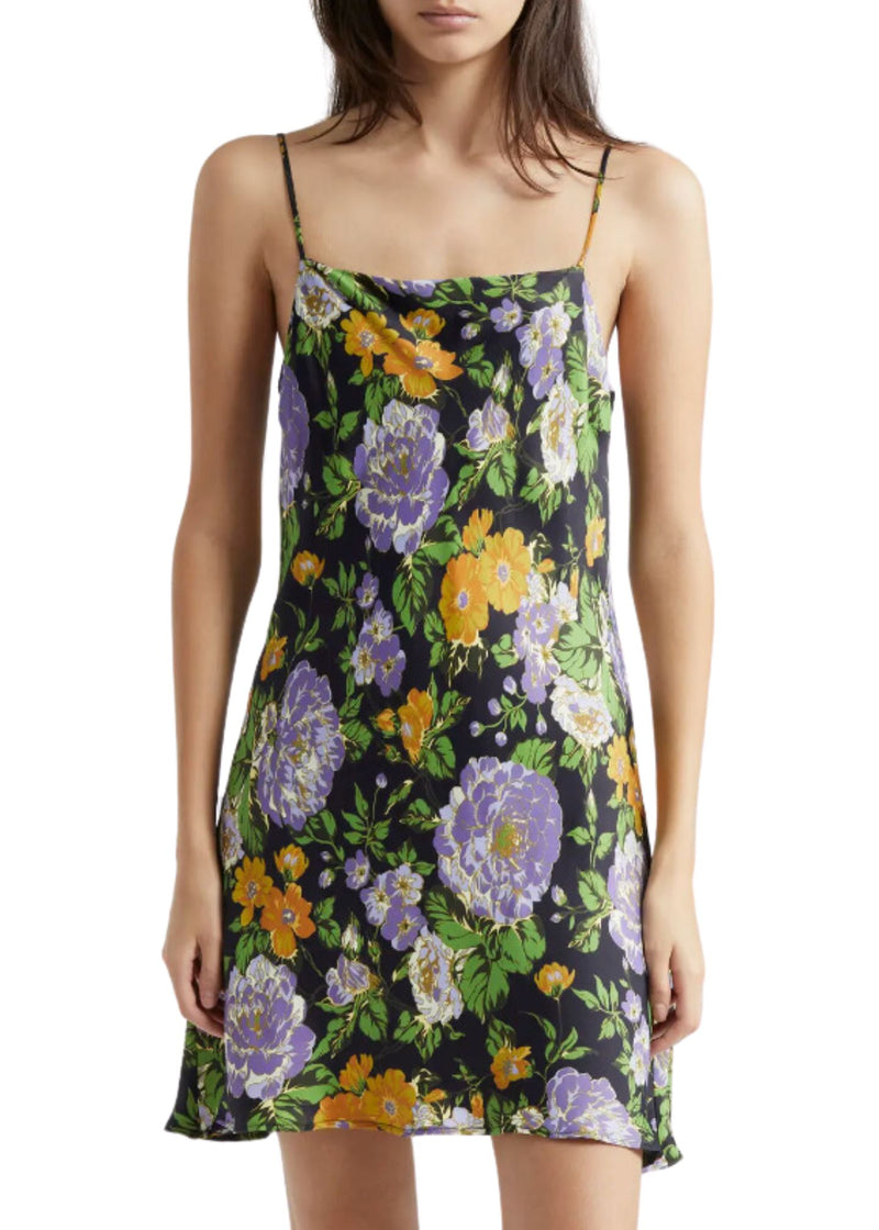 Capri Floral Sleeveless Mini Dress-Dresses-Uniquities