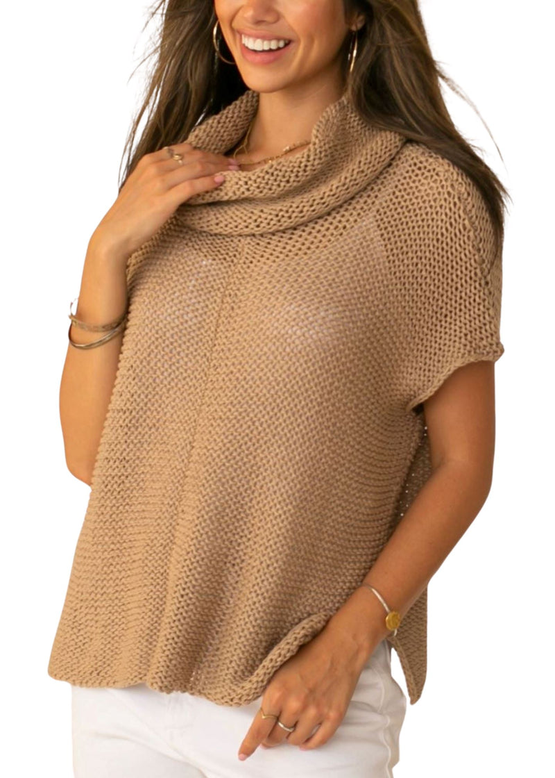 Tasha Cowl Vest Sweater-Sweaters-Uniquities