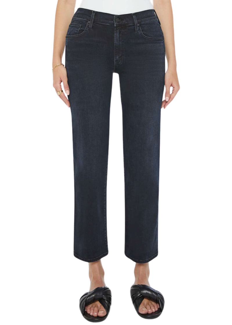 The Mid Rise Rambler Zip Ankle Jeans in Night in Venice-Denim-Uniquities