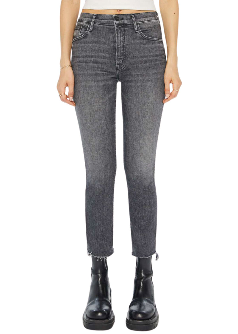 The Insider Crop Step Fray Jeans in Up In Smoke-Denim-Uniquities