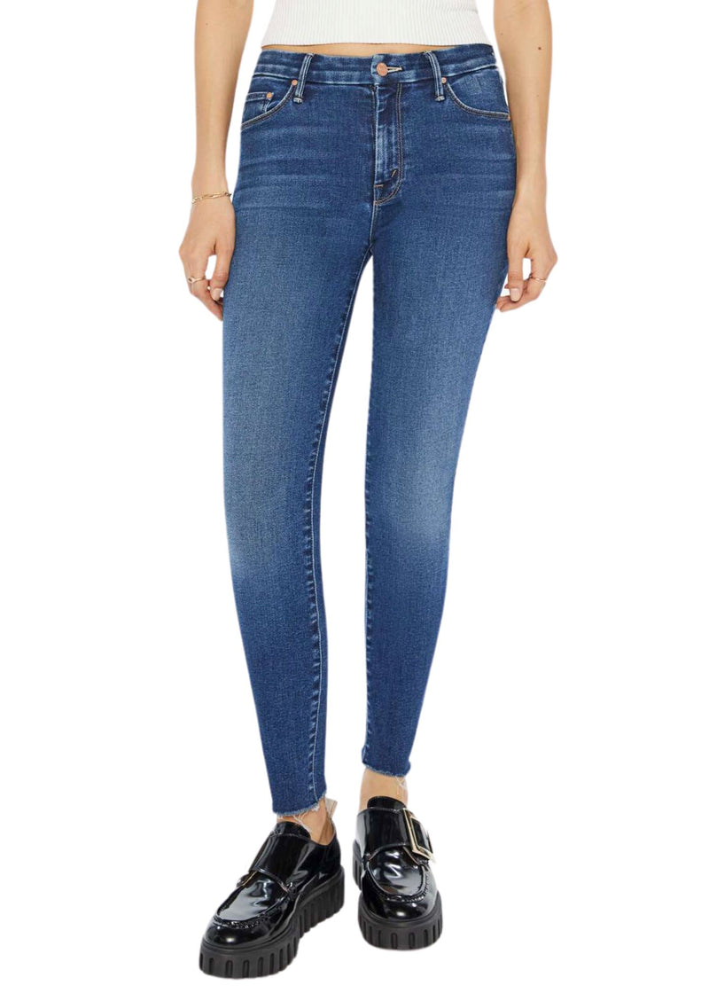 The Looker Ankle Fray Jeans in Yakkity Yak-Denim-Uniquities