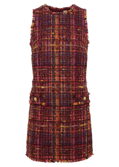 Florian Tweed Shift Dress-Dresses-Uniquities