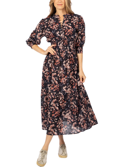 Short Sleeve Midi Dress-Dresses-Uniquities