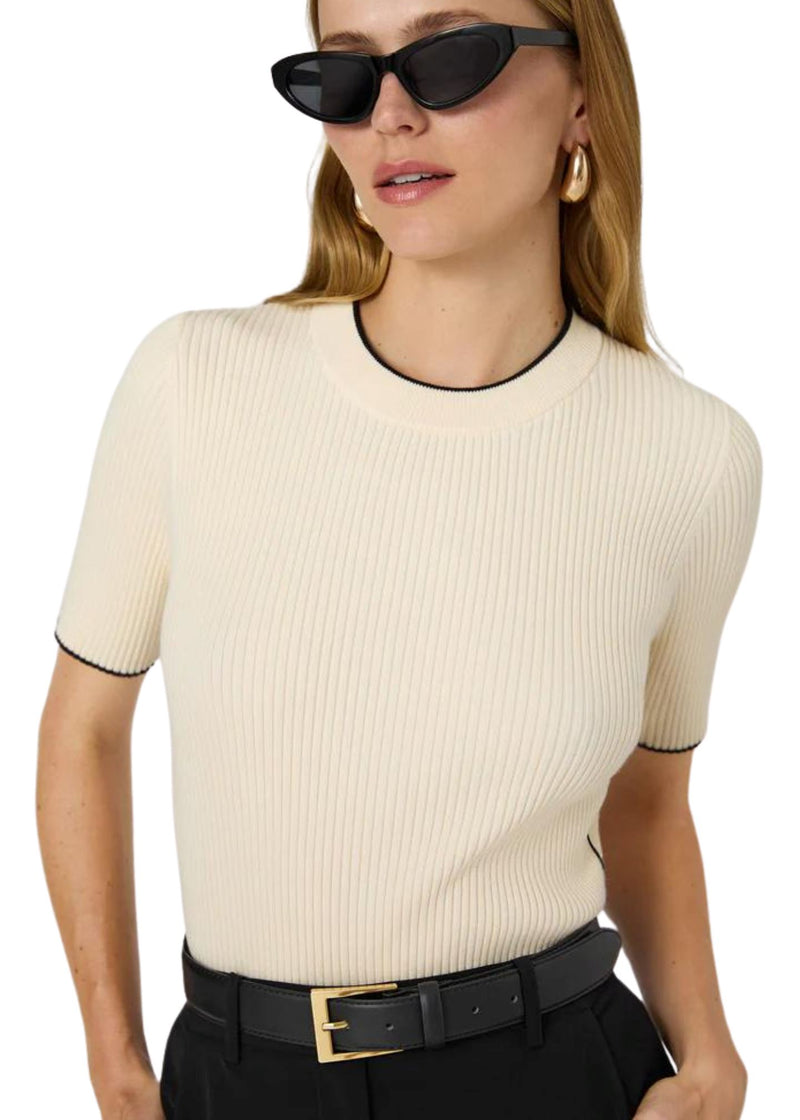 Mozza Short Sleeve Jumper-Sweaters-Uniquities