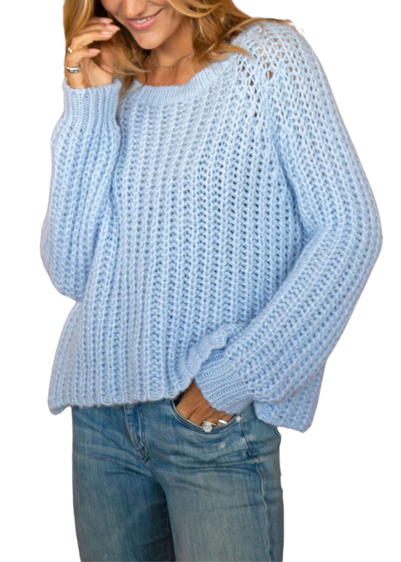 Cropped Rails Sweater-Sweaters-Uniquities