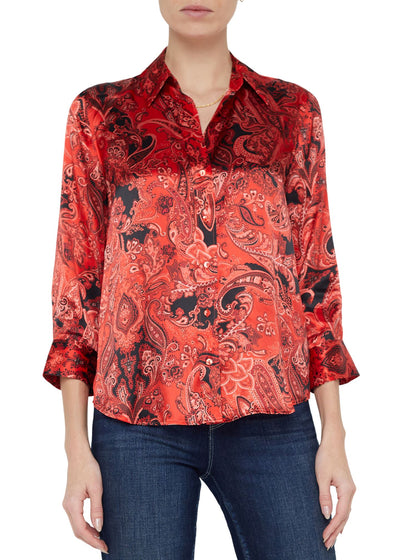 Dani 3/4 Sleeve Blouse-Tops/Blouses-Uniquities