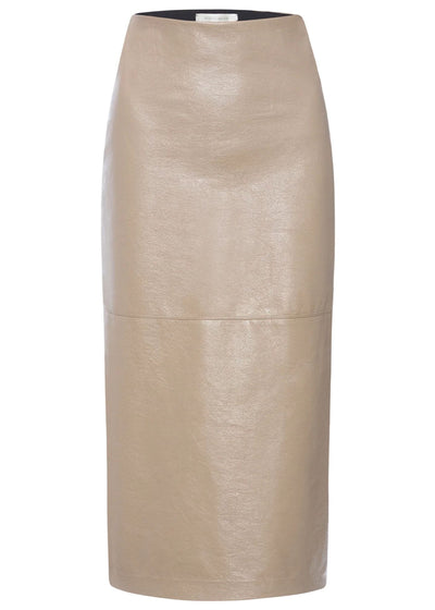 Irene Vegan Leather Skirt-Bottoms-Uniquities