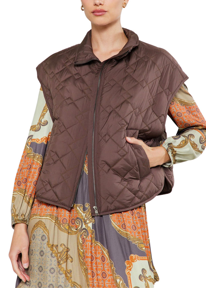 Quilted Margo Vest-Jackets-Uniquities