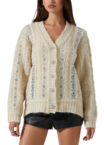 Nesmarie Cardigan-Sweaters-Uniquities