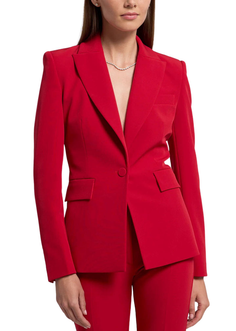 Aimee Crepe Blazer-Jackets-Uniquities