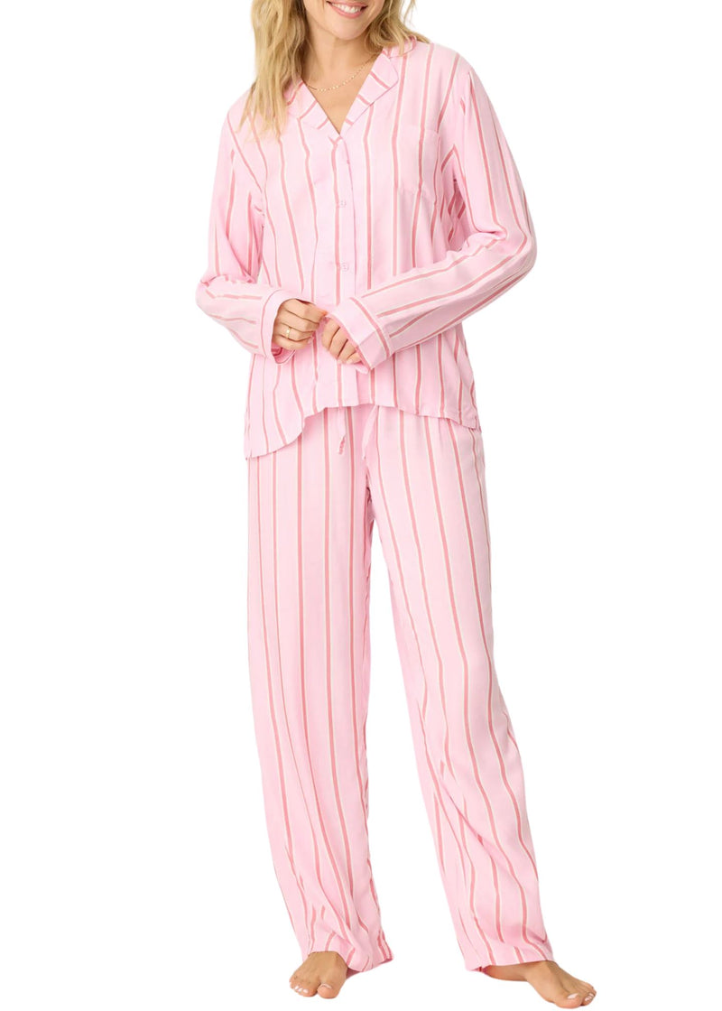 Stripe Hype PJ Set-Lounge-Uniquities