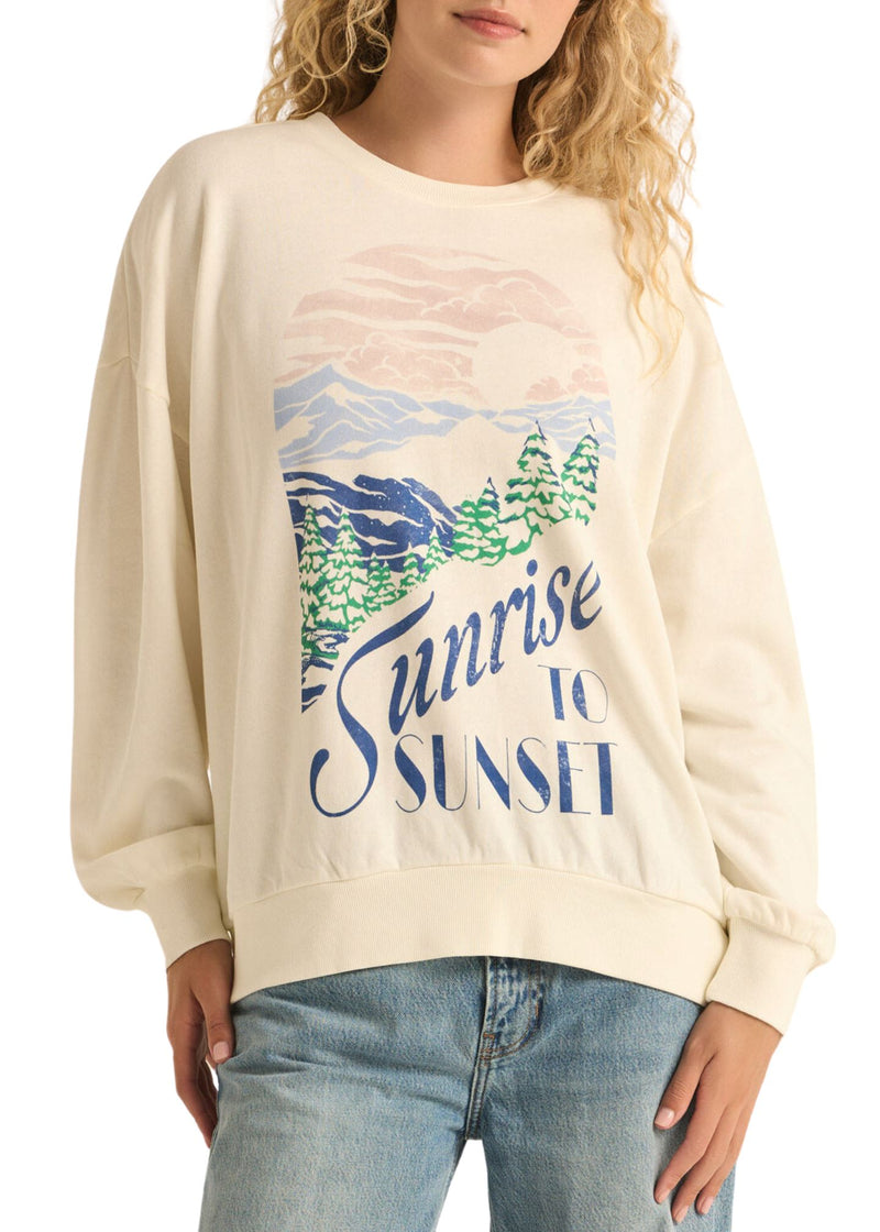 Sunset Sunday Sweatshirt-Lounge-Uniquities