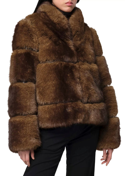 Sai Mink Short Coat-Jackets-Uniquities