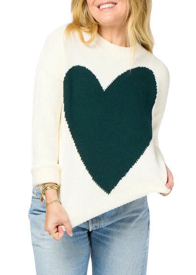 Benton Sweater Imperfect Heart-Sweaters-Uniquities