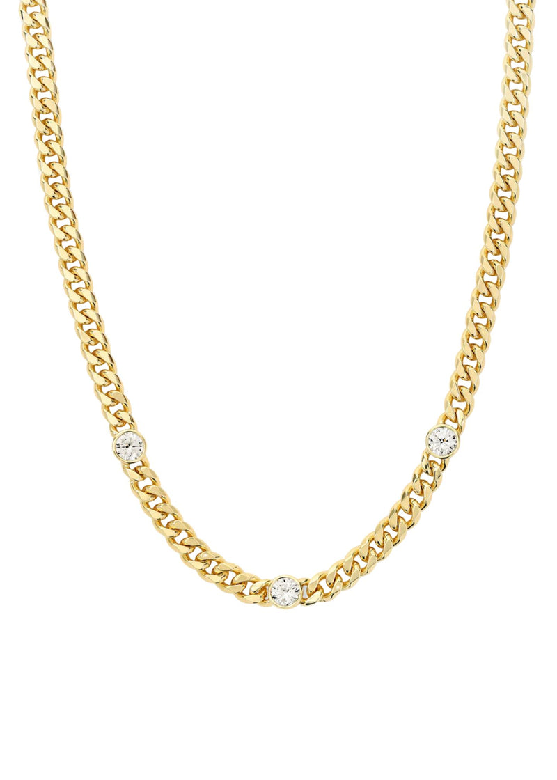 Julian Cuban Chain Necklace 18"-Jewelry-Uniquities