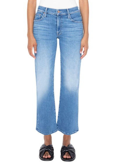 The Mid Rise Rambler Zip Ankle Jeans-Denim-Uniquities