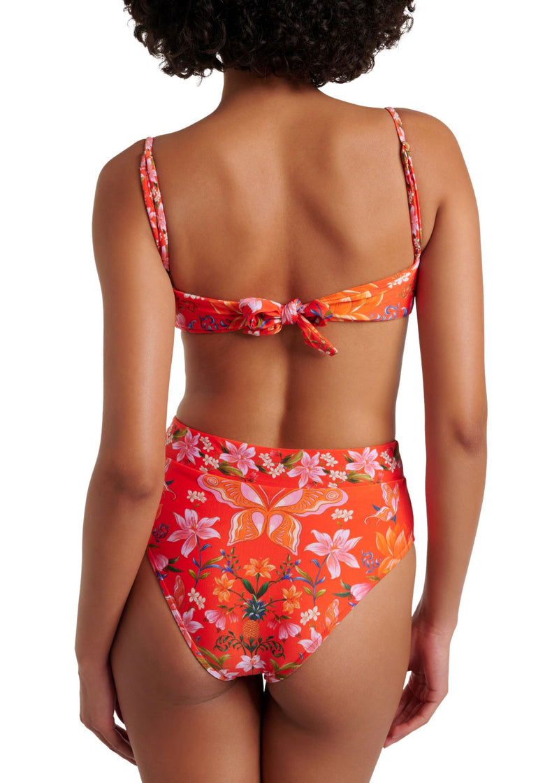 Nature Bloom Bikini Top-Swimwear-Uniquities