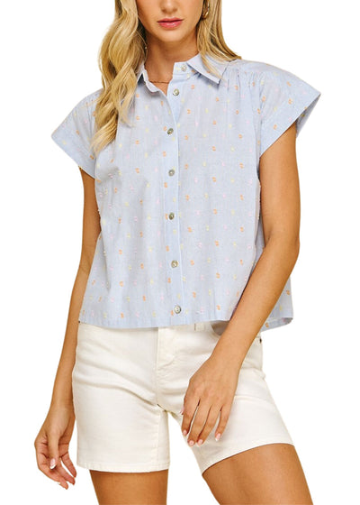 Cara Detailed Top-Tops/Blouses-Uniquities