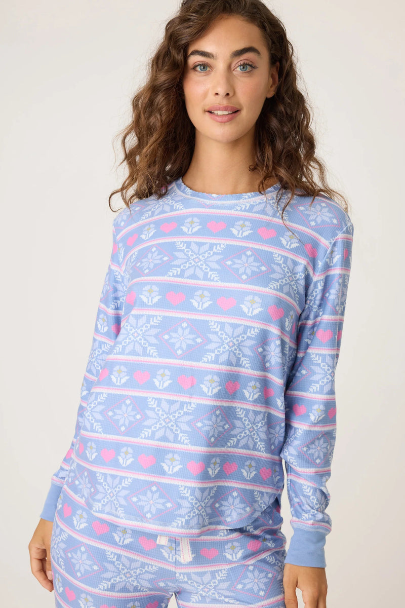 Long Sleeve Mountain Bound Top-Lounge-Uniquities