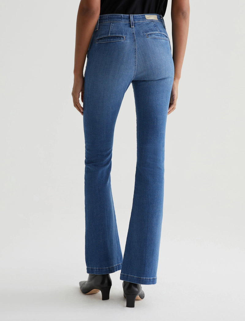 Tailored Farrah Bootcut Jeans-Denim-Uniquities