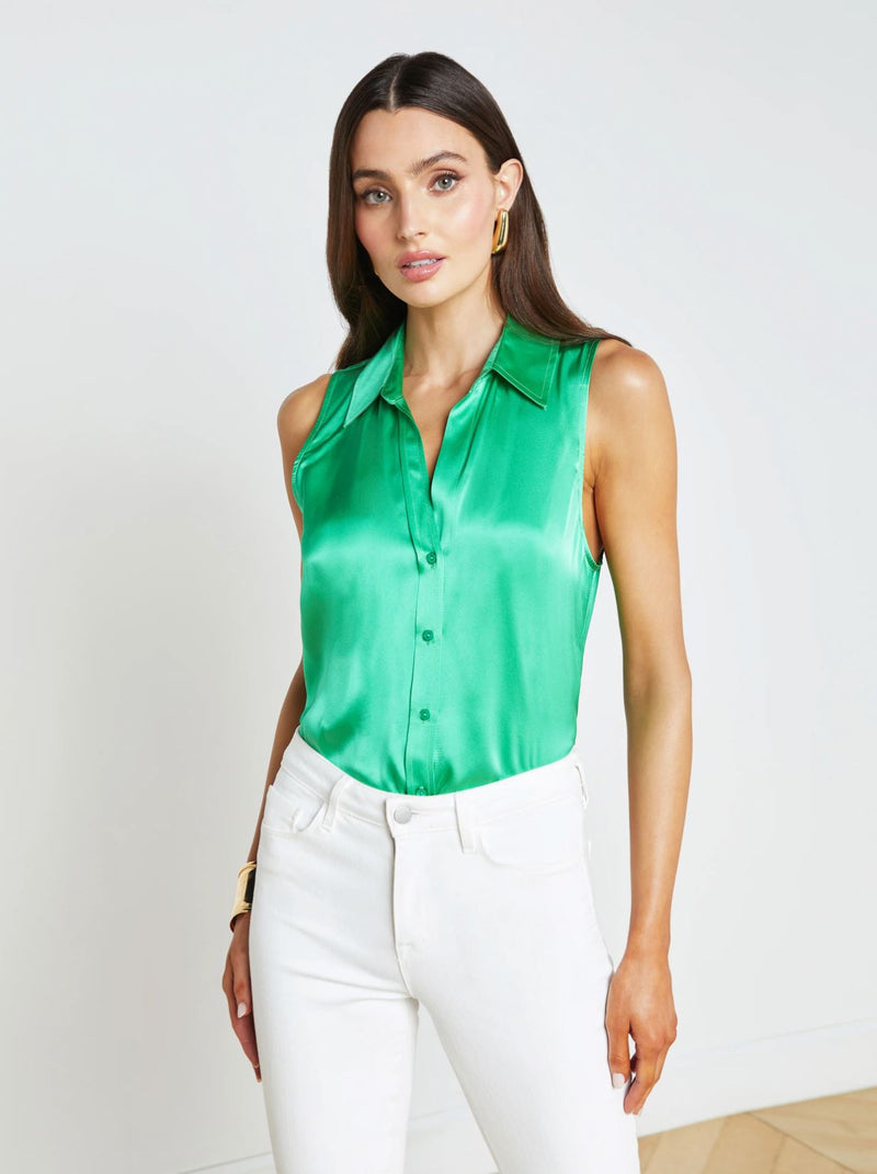 Emmy Sleeveless Blouse-Tops/Blouses-Uniquities