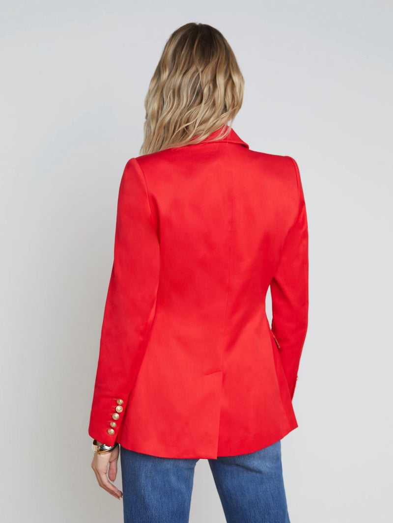 Kendi Long Double Breasted Blazer-Jackets-Uniquities