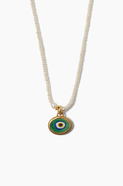 Mya Evil Eye Necklace-Jewelry-Uniquities