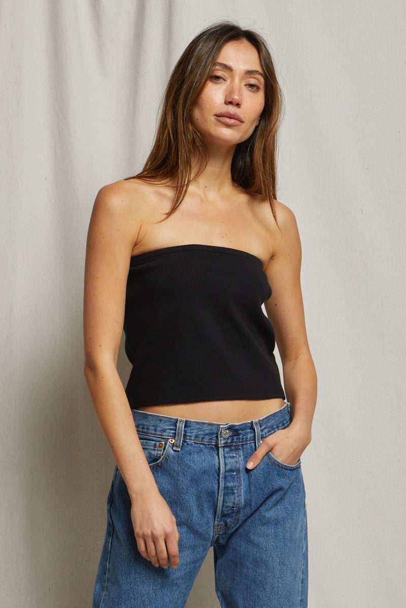 Talula Blondie Tube Top-Tee Shirts-Uniquities