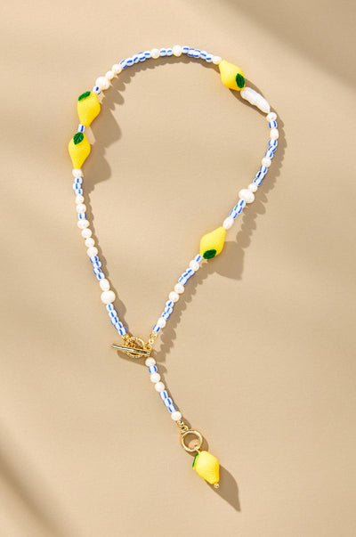 Amalfi Lemon Necklace-Jewelry-Uniquities
