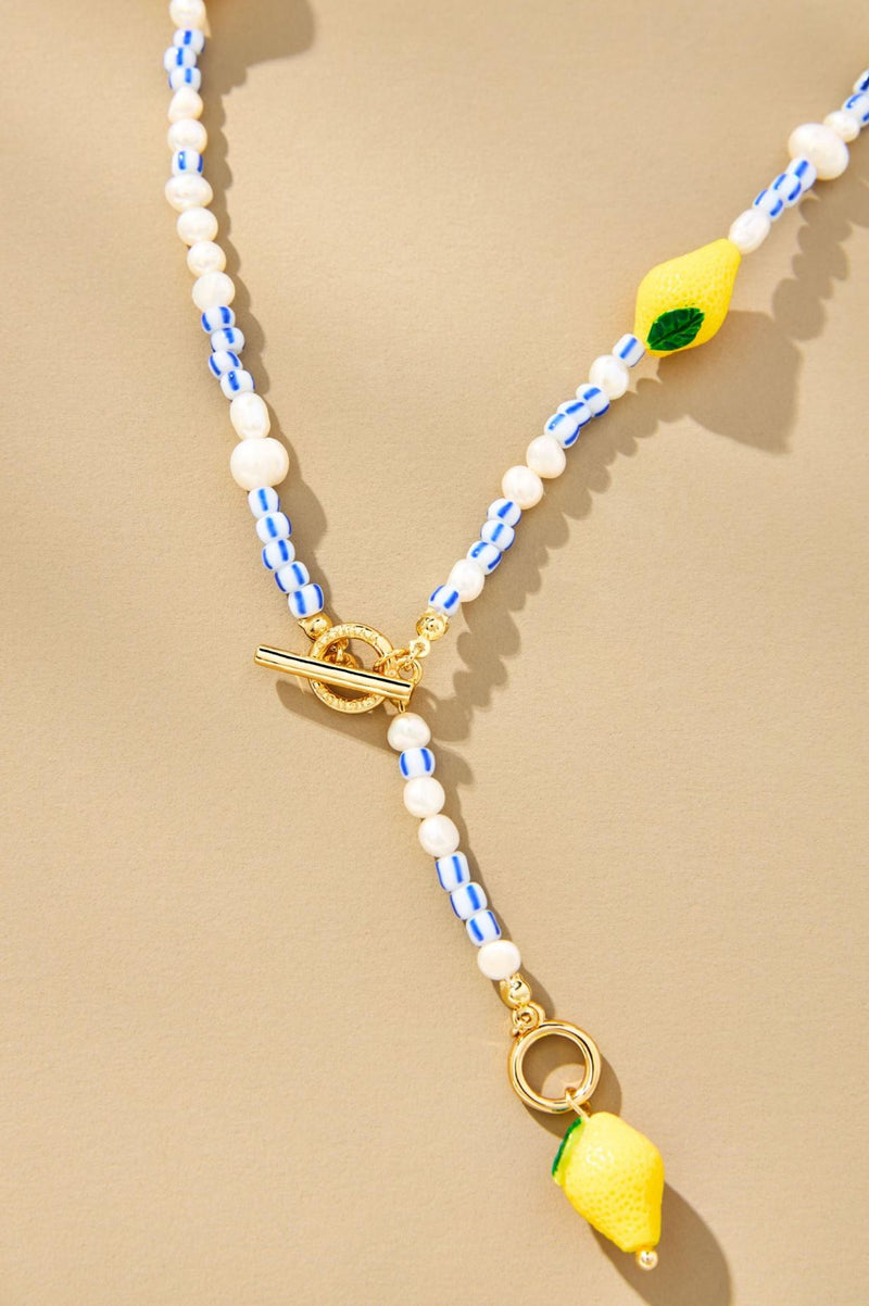 Amalfi Lemon Necklace-Jewelry-Uniquities