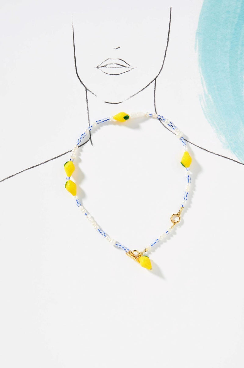 Amalfi Lemon Necklace-Jewelry-Uniquities