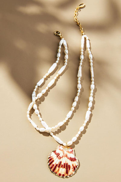 Luxe Bari Pearl Necklace-Jewelry-Uniquities
