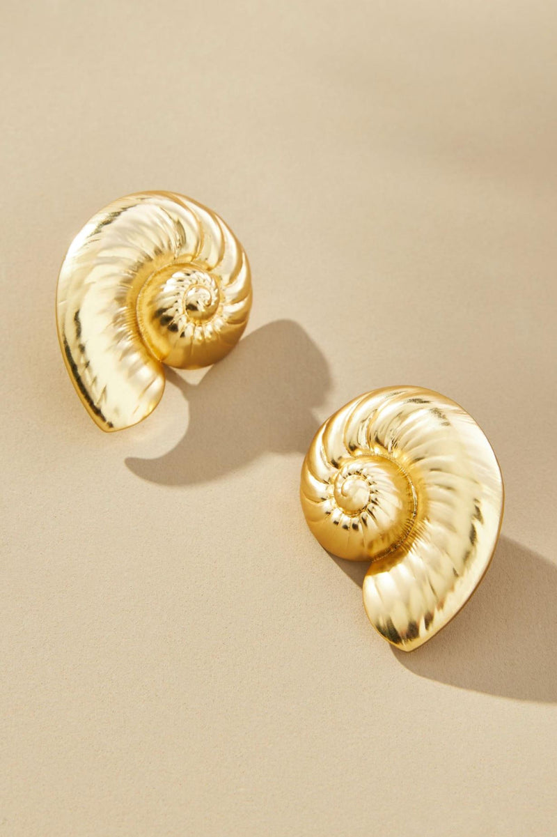 Ostuni Shell Studs-Jewelry-Uniquities