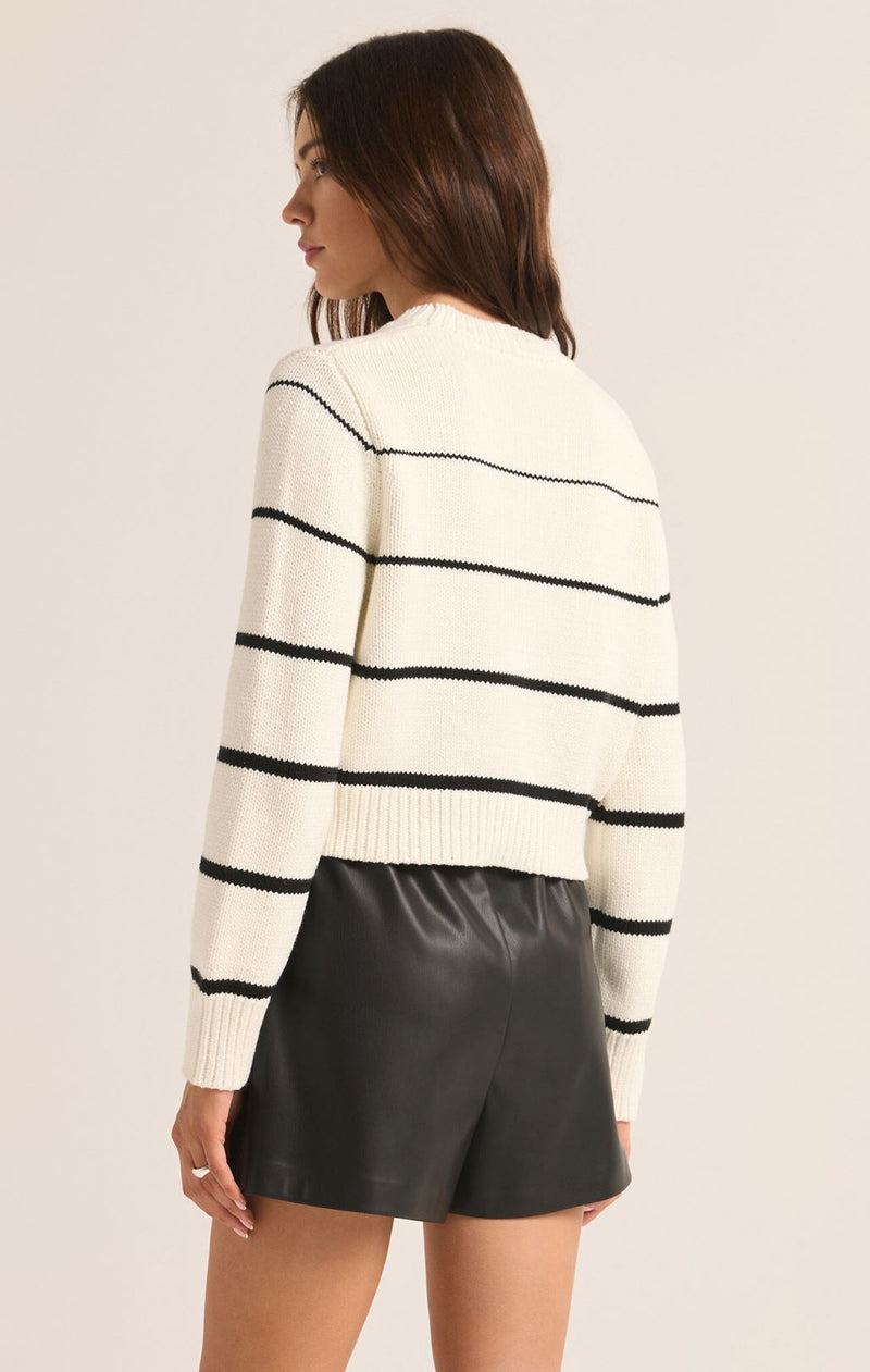 Milan Stripe Sweater-Sweaters-Uniquities