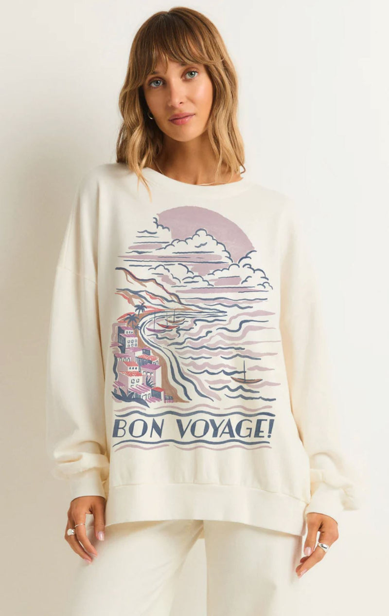 Bon Voyage Sunday Sweatshirt-Lounge-Uniquities