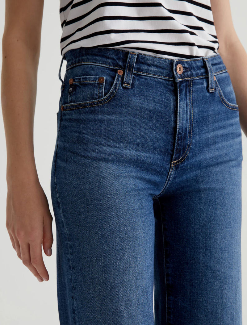 Saige Wide Leg Crop Jeans-Denim-Uniquities